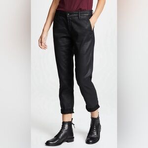 Super stylish AG Caden coated leather like pants. Brand new with tags. Size 25